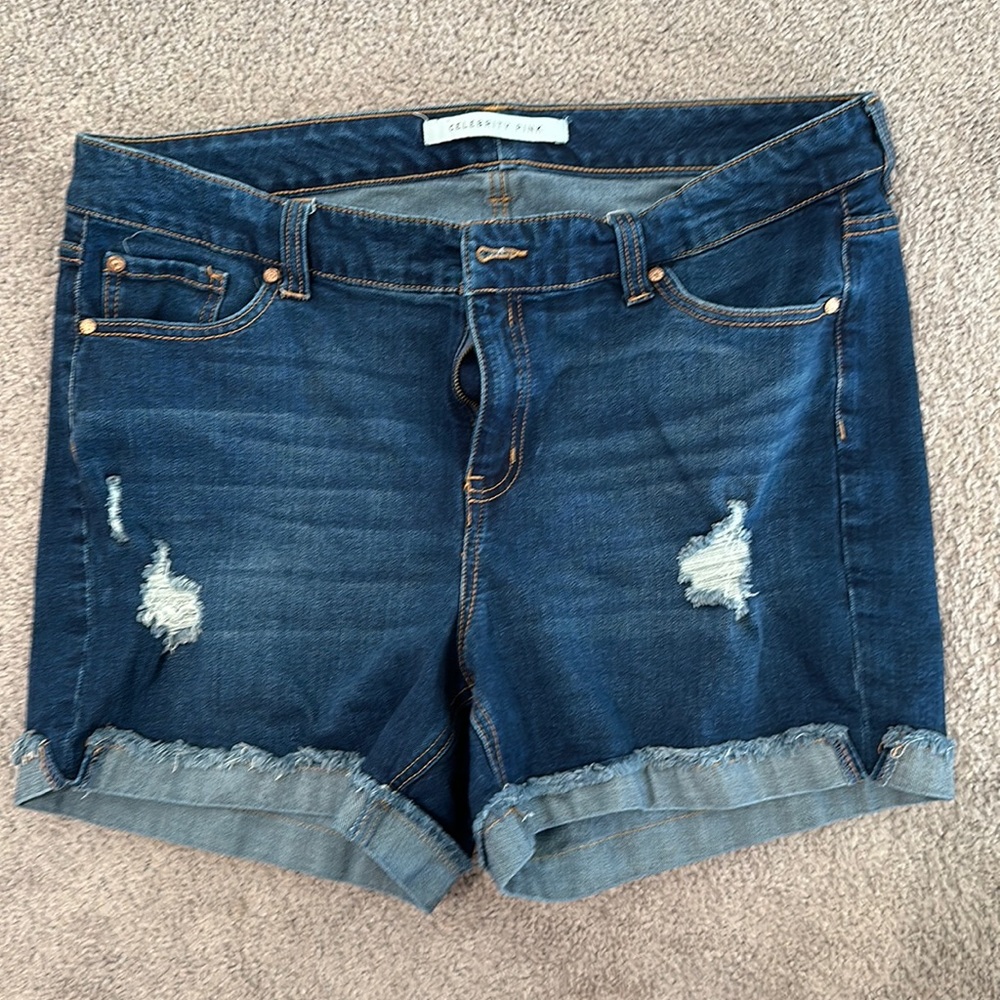 Denim shorts size 16